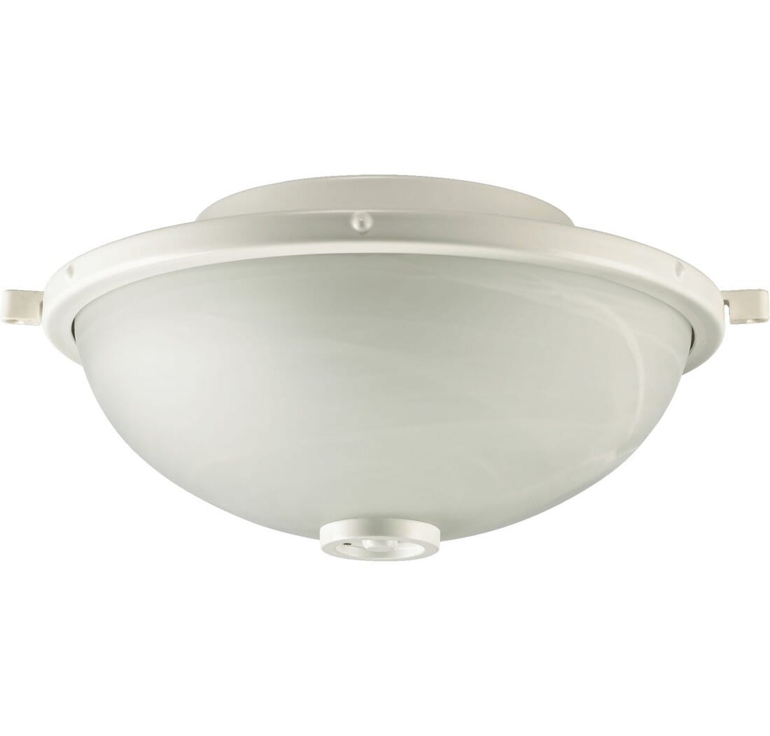 Quorum Marsden 2-Light 14" Ceiling Fan Light Kit in Studio White