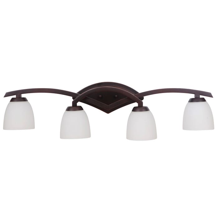 Craftmade Viewpoint 4-Light 35" Bathroom Vanity Light in Oiled Bronze Gilded Craftmade Viewpoint 4-Light 35" Bathroom Vanity Light in Oiled Bronze Gilded
