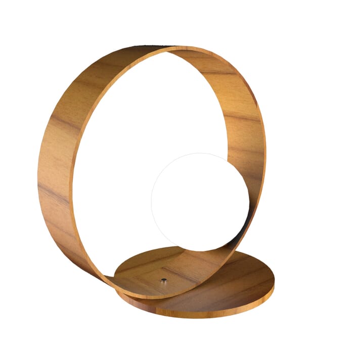 Sfera 1-Light Table Lamp in Teak Sfera 1-Light Table Lamp in Teak