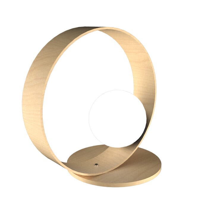 Sfera 1-Light Table Lamp in Maple Sfera 1-Light Table Lamp in Maple