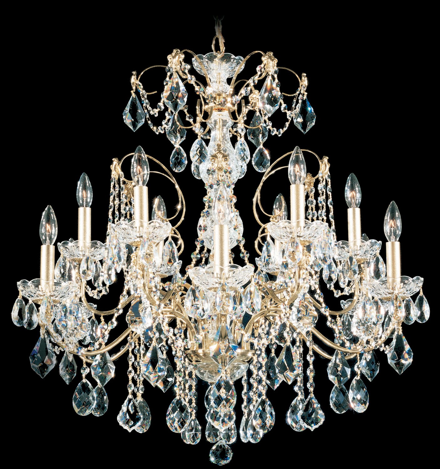 12 Light Chandelier by Schonbek