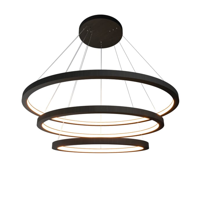 Frame LED Pendant in Charcoal Frame LED Pendant in Charcoal