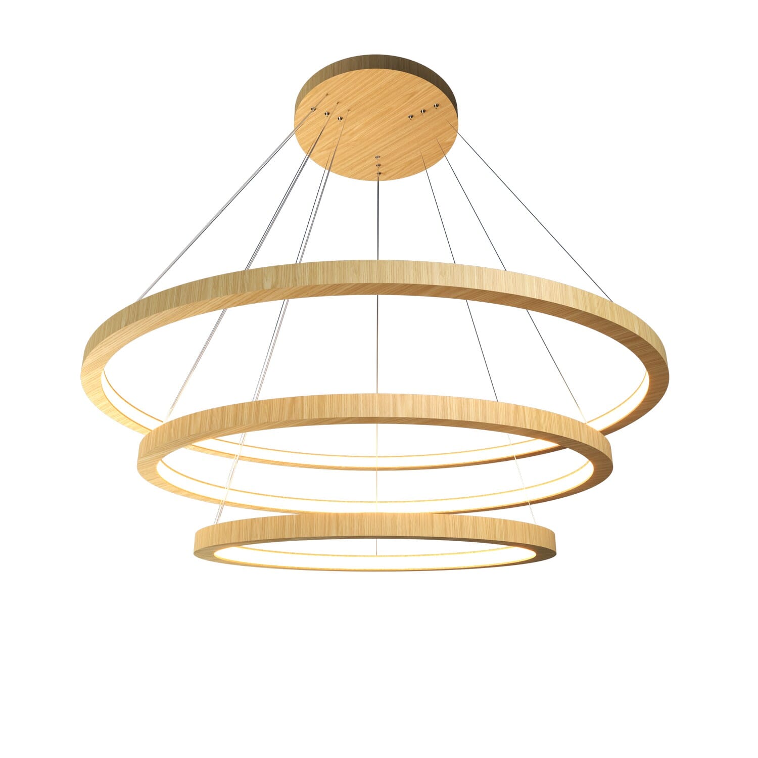 Frame LED Pendant in Sand