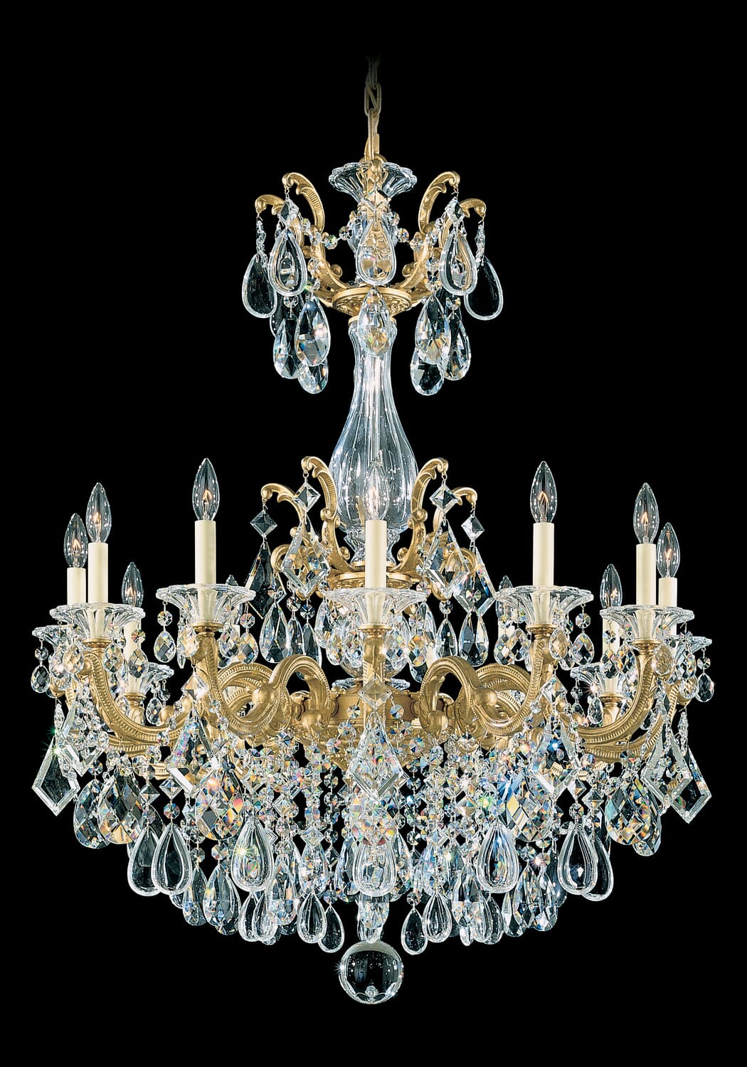 12 Light Chandelier by Schonbek