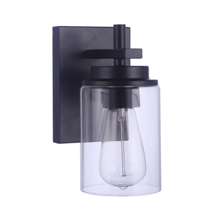 Reeves 1-Light Wall Sconce in Flat Black Reeves 1-Light Wall Sconce in Flat Black