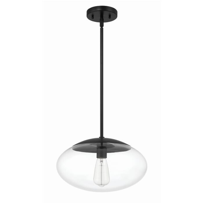 Gaze 1-Light Pendant in Flat Black Gaze 1-Light Pendant in Flat Black