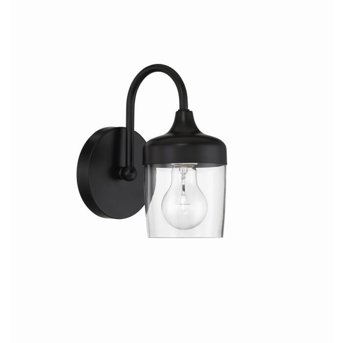 Wrenn 1-Light Wall Sconce in Flat Black Wrenn 1-Light Wall Sconce in Flat Black