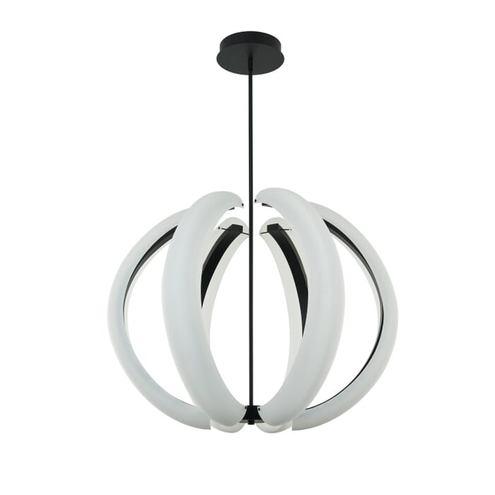 Unwind 6-Light LED Pendant in Flat Black Unwind 6-Light LED Pendant in Flat Black