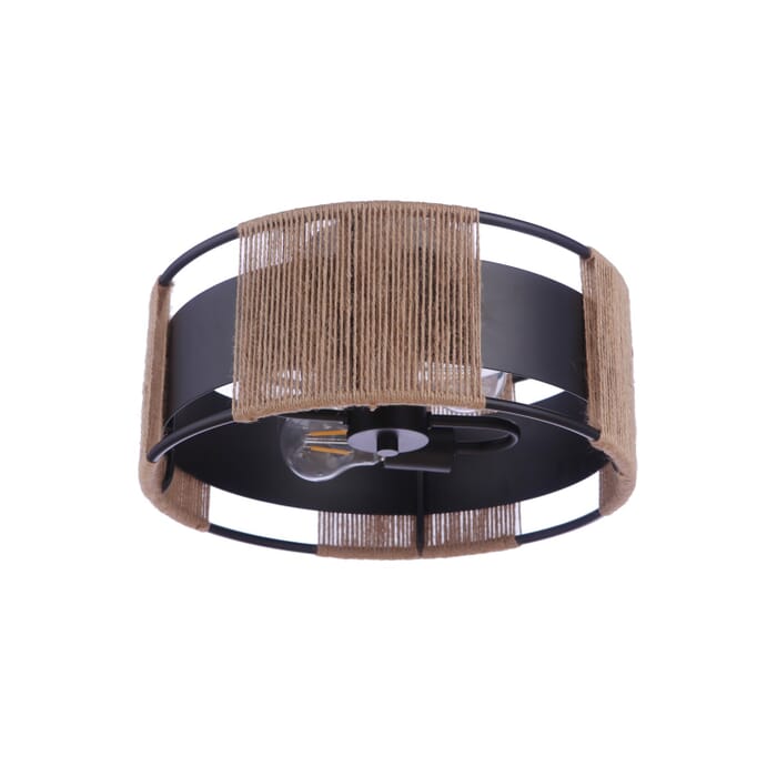 Kensey 2-Light Semi-Flush Mount in Flat Black Kensey 2-Light Semi-Flush Mount in Flat Black