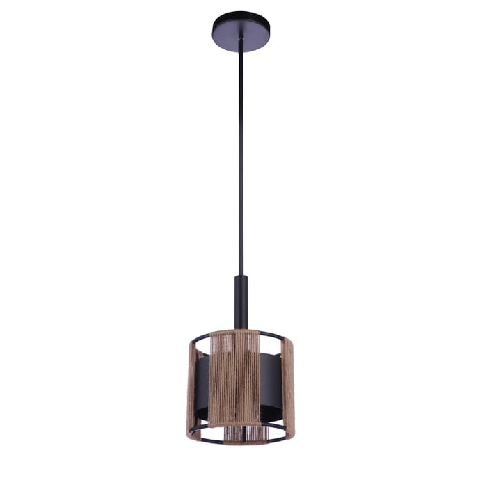 Kensey 1-Light Mini Pendant in Flat Black Kensey 1-Light Mini Pendant in Flat Black