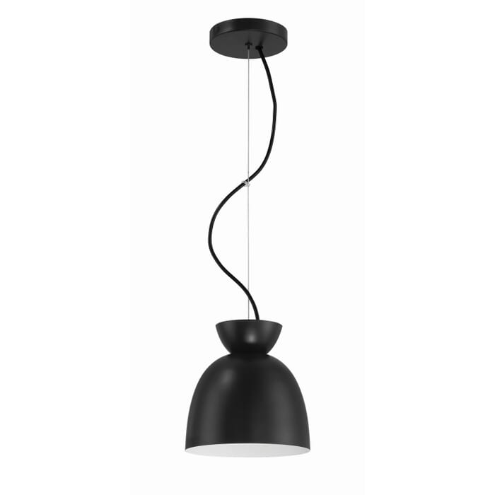 Ventura Dome 1-Light Pendant in Flat Black Ventura Dome 1-Light Pendant in Flat Black