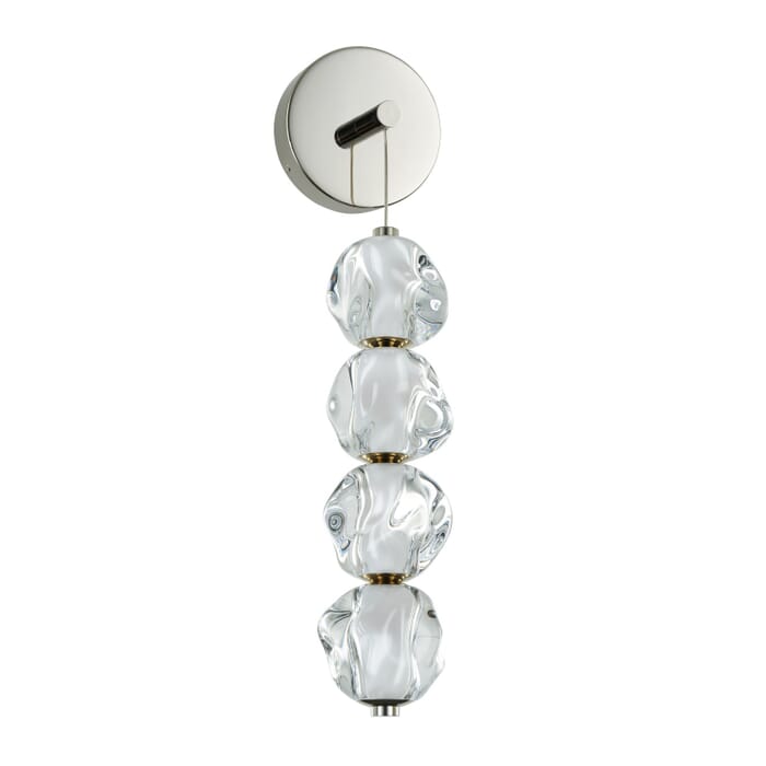 Jackie 1-Light LED Wall Sconce in Polished Nickel Jackie 1-Light LED Wall Sconce in Polished Nickel
