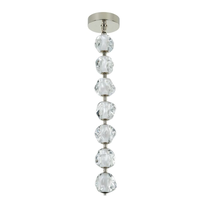Jackie 1-Light LED Pendant in Polished Nickel Jackie 1-Light LED Pendant in Polished Nickel