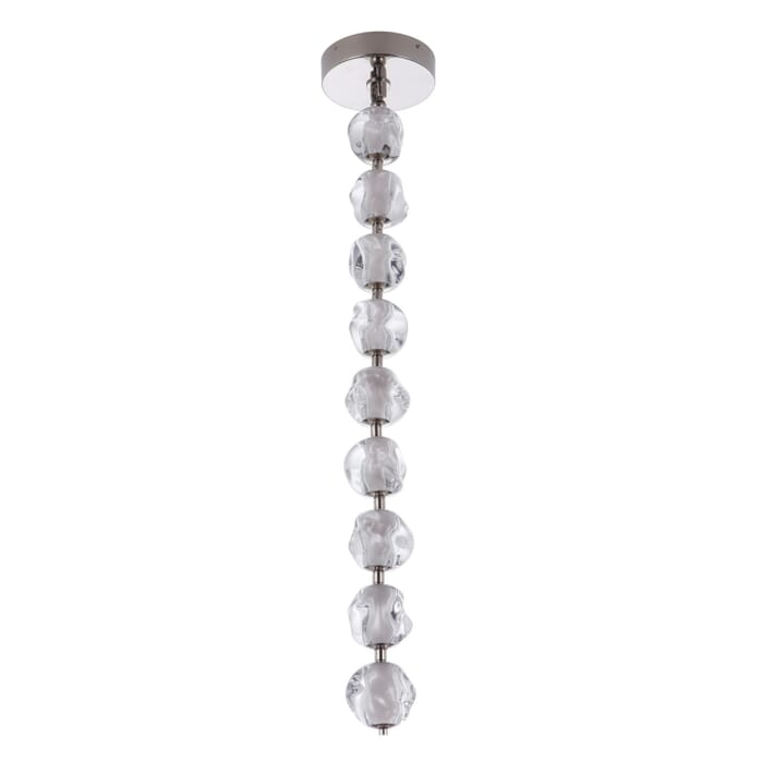 Jackie 1-Light LED Pendant in Polished Nickel Jackie 1-Light LED Pendant in Polished Nickel