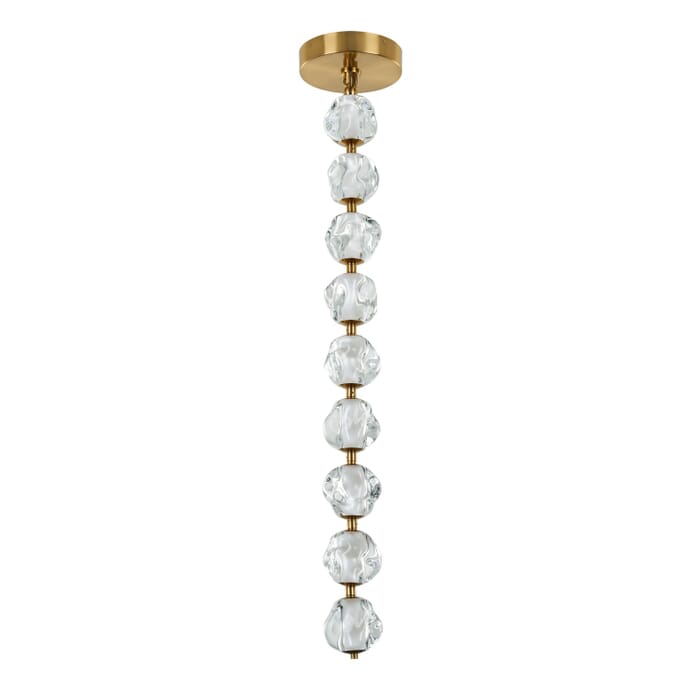 Jackie 1-Light LED Pendant in Satin Brass Jackie 1-Light LED Pendant in Satin Brass