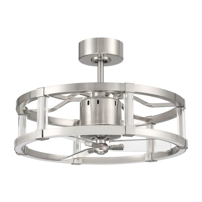 Alexis 1-Light 18" Fandelier in Brushed Polished Nickel Alexis 1-Light 18" Fandelier in Brushed Polished Nickel