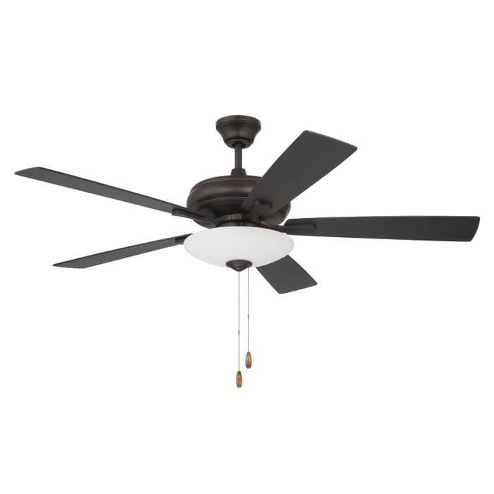 Eos Bowl 3-Light 52" Hanging Ceiling Fan in Espresso Eos Bowl 3-Light 52" Hanging Ceiling Fan in Espresso