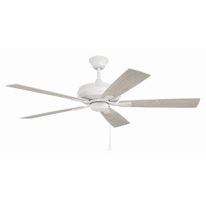 Eos 52" Hanging Ceiling Fan in White Eos 52" Hanging Ceiling Fan in White