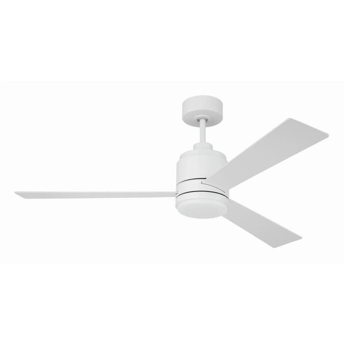 McCoy 3 Blade 1-Light 52" Hanging Ceiling Fan in White McCoy 3 Blade 1-Light 52" Hanging Ceiling Fan in White
