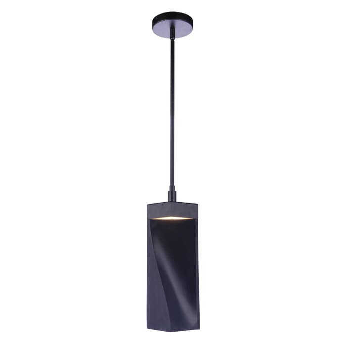 Drama 2-Light LED Mini Pendant in Flat Black Drama 2-Light LED Mini Pendant in Flat Black
