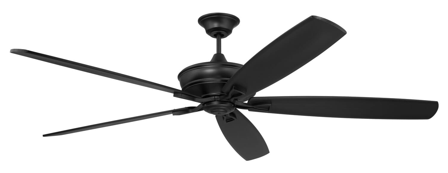 Santori 72 Indoor with Outdoor 72" Outdoor Ceiling Fan in Flat Black