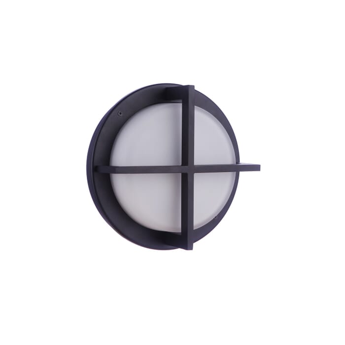Bulkhead Round 1-Light Outdoor Bulkhead in Textured Black Bulkhead Round 1-Light Outdoor Bulkhead in Textured Black