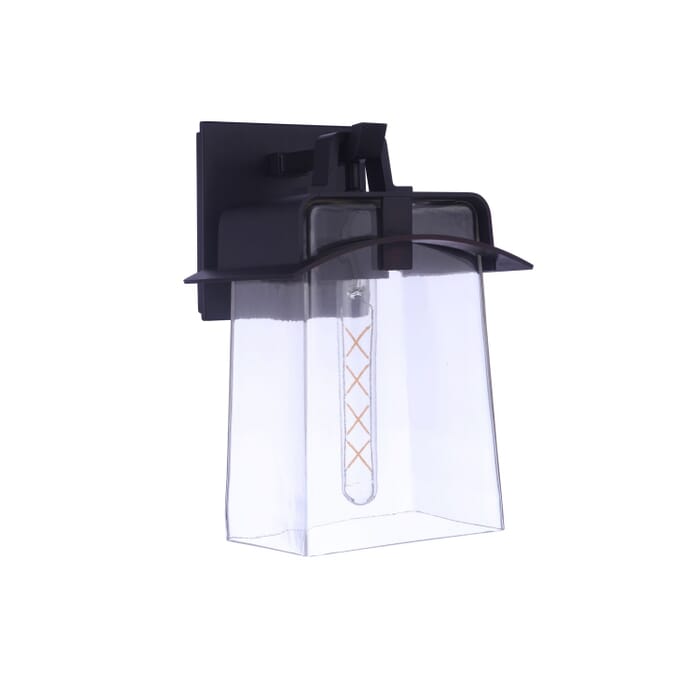 Smithy 1-Light Outdoor Lantern in Aged Bronze Brushed Smithy 1-Light Outdoor Lantern in Aged Bronze Brushed