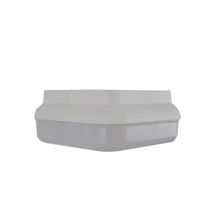 Resilience Lanterns 2-Light Outdoor Flush Mount in Textured White Resilience Lanterns 2-Light Outdoor Flush Mount in Textured White