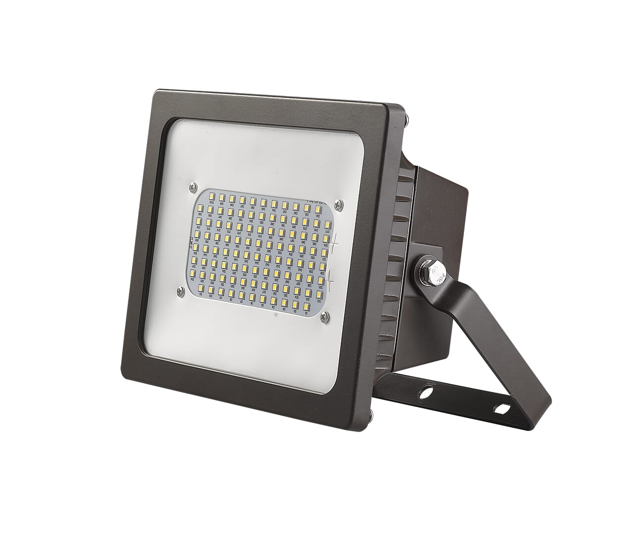 120-277V Black Integrated LED Adjustable Floodlight