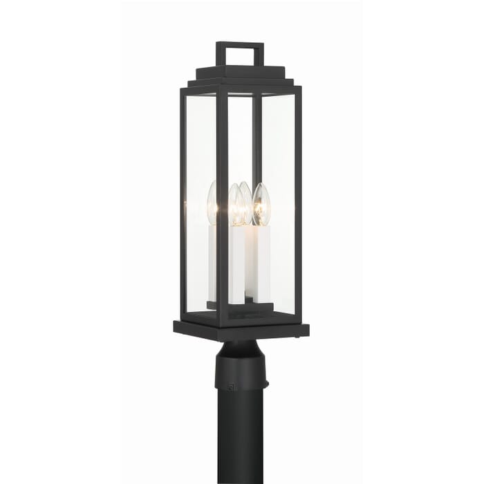 Four Light Outdoor Post Mount by Crystorama Four Light Outdoor Post Mount by Crystorama