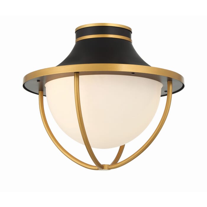 Two Light Outdoor Semi Flush Mount by Crystorama Two Light Outdoor Semi Flush Mount by Crystorama