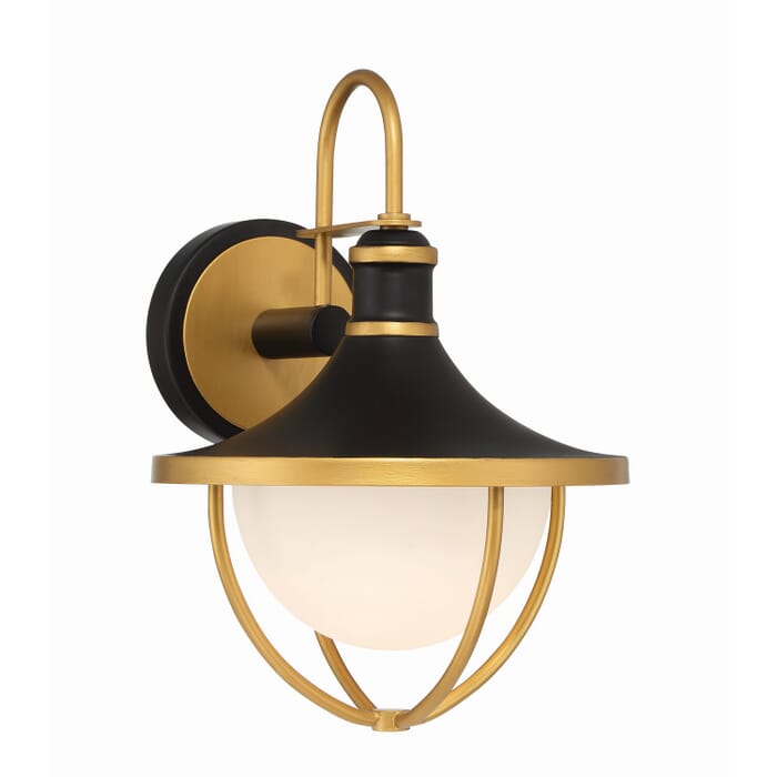 One Light Outdoor Wall Sconce by Crystorama One Light Outdoor Wall Sconce by Crystorama