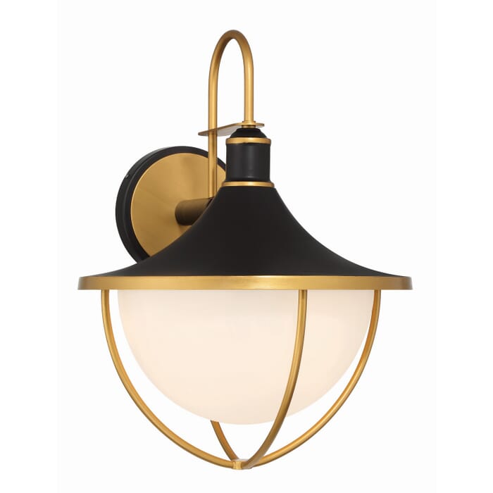 Three Light Outdoor Wall Sconce by Crystorama Three Light Outdoor Wall Sconce by Crystorama