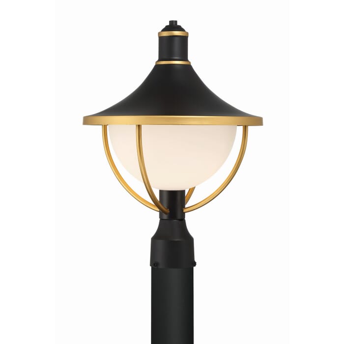 One Light Outdoor Post Mount by Crystorama One Light Outdoor Post Mount by Crystorama