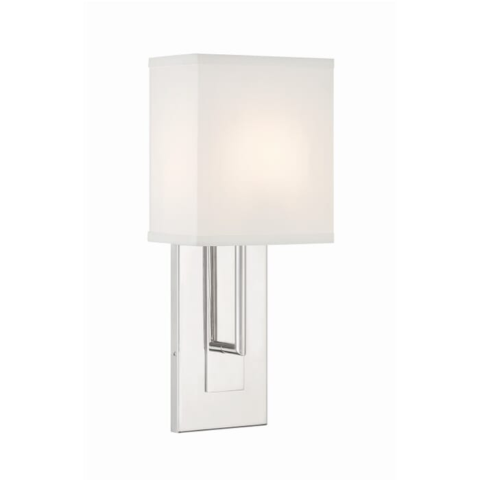 One Light Wall Sconce by Crystorama One Light Wall Sconce by Crystorama