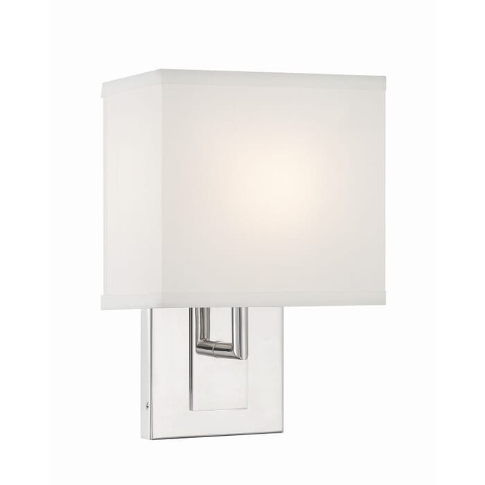 One Light Wall Sconce by Crystorama One Light Wall Sconce by Crystorama