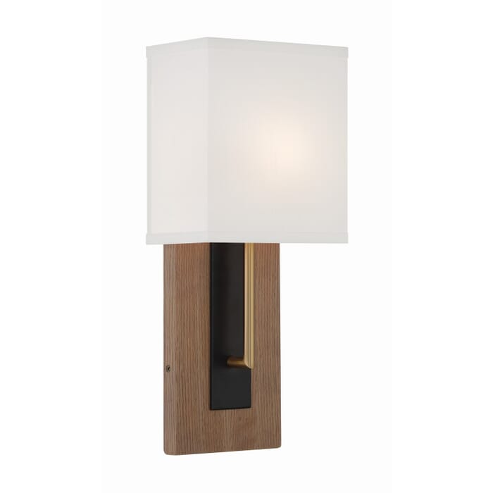 One Light Wall Sconce by Crystorama One Light Wall Sconce by Crystorama
