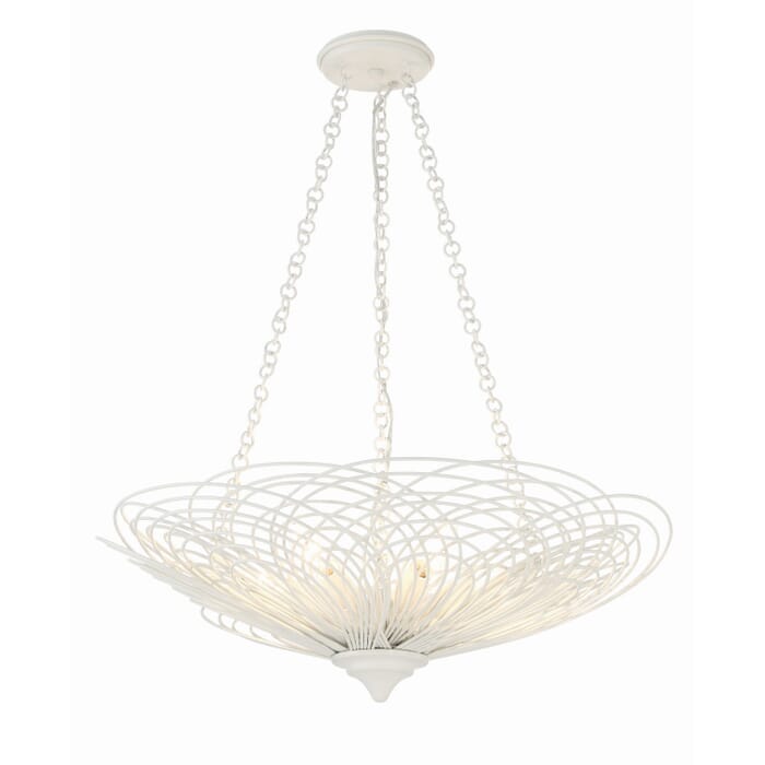 Six Light Chandelier by Crystorama Six Light Chandelier by Crystorama