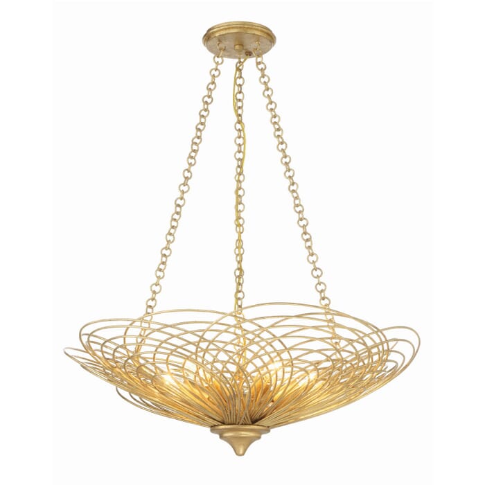 Six Light Chandelier by Crystorama Six Light Chandelier by Crystorama