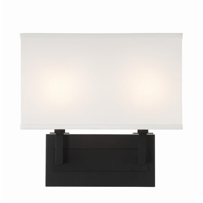 Two Light Wall Sconce by Crystorama Two Light Wall Sconce by Crystorama