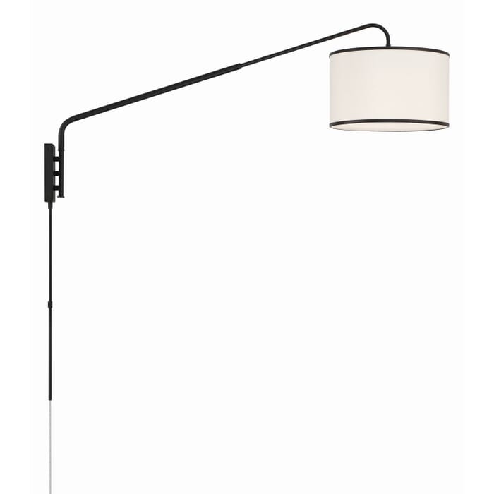 One Light Task Sconce by Crystorama One Light Task Sconce by Crystorama