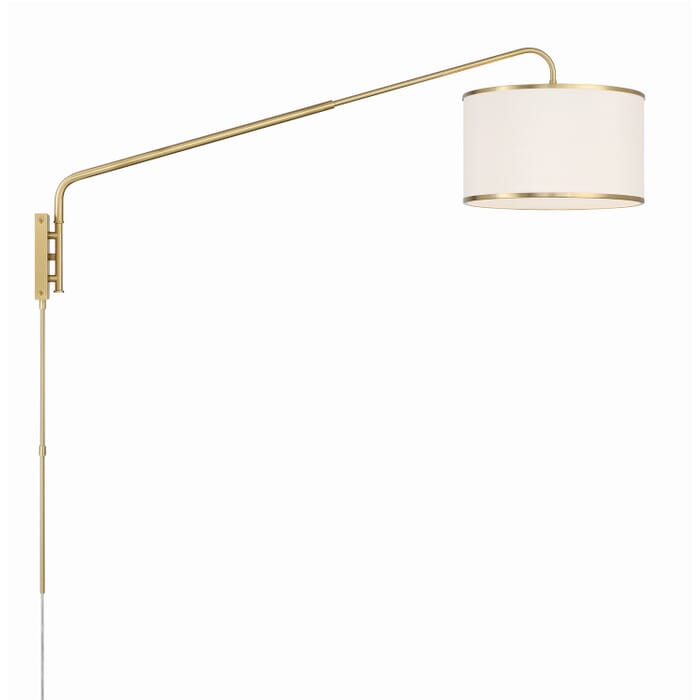 One Light Task Sconce by Crystorama One Light Task Sconce by Crystorama