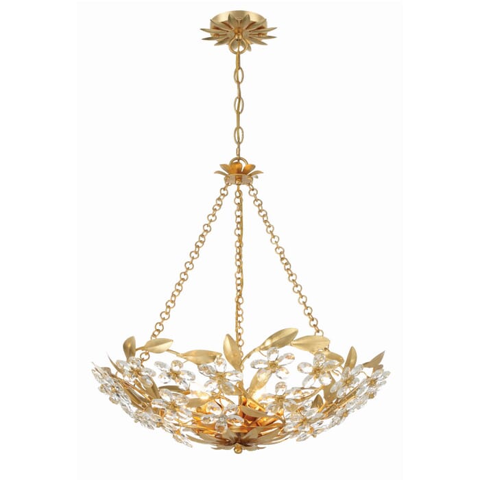Six Light Chandelier by Crystorama Six Light Chandelier by Crystorama