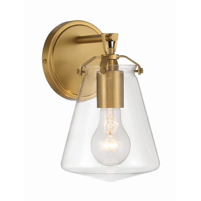 One Light Wall Sconce by Crystorama One Light Wall Sconce by Crystorama