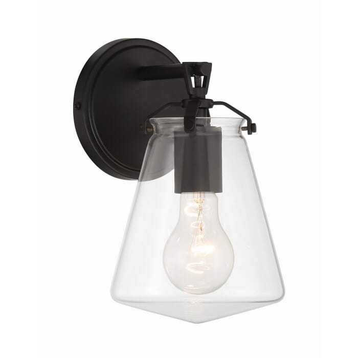One Light Wall Sconce by Crystorama One Light Wall Sconce by Crystorama