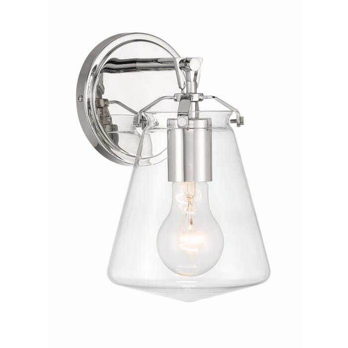 One Light Wall Sconce by Crystorama One Light Wall Sconce by Crystorama