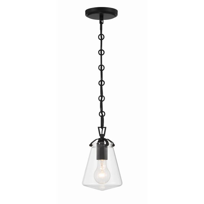 One Light Mini Pendant by Crystorama One Light Mini Pendant by Crystorama