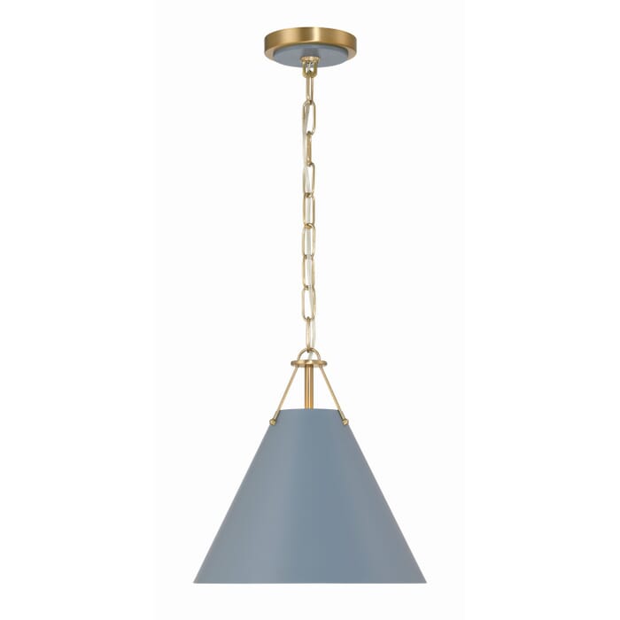 One Light Mini Pendant by Crystorama One Light Mini Pendant by Crystorama