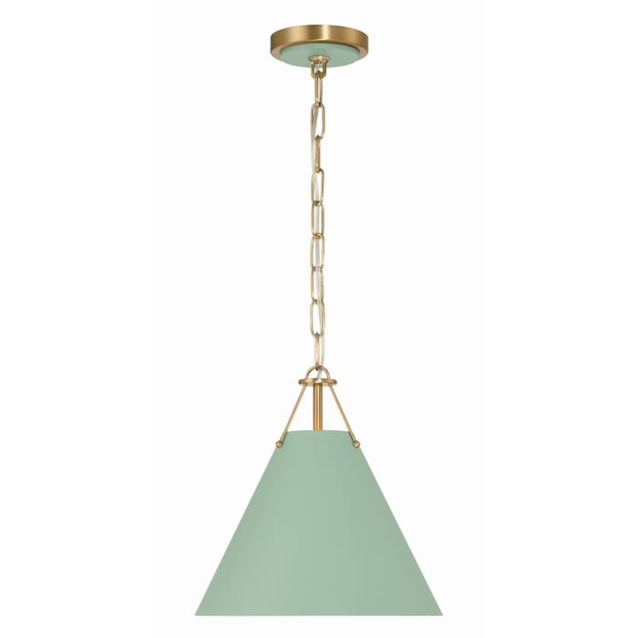 One Light Mini Pendant by Crystorama One Light Mini Pendant by Crystorama