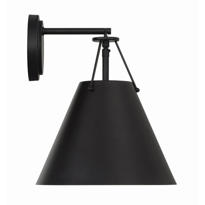 One Light Task Sconce by Crystorama One Light Task Sconce by Crystorama